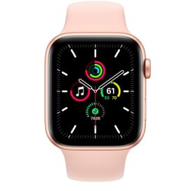 Смарт-часы Apple Watch SE GPS, 44mm Gold Aluminium Case with Pink Sand Sport Band фото