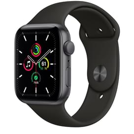 Смарт-часы Apple Watch SE GPS, 44mm Space Gray Aluminium Case with Black Sport Band фото