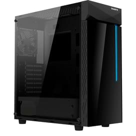 ПК корпус Gigabyte C200 GLASS MidTower, window, Black ATX (GB-C200G) фото