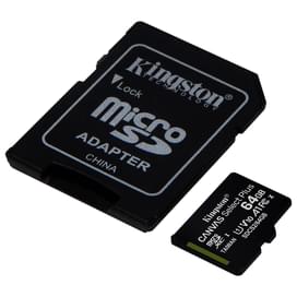 Карта памяти MicroSD 64GB Kingston Canvas Select Plus, UHS-I 100MB/s, Class 10 (SDCS2/64GB) фото