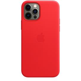 iPhone 12/12 Pro, Leather Case with MagSafe, Red (MHKD3ZM/A) арналған тысқабы фото