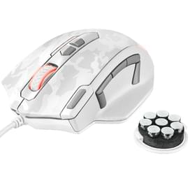 Мышка игровая проводная USB Trust GXT 155 CALDOR LED, White фото