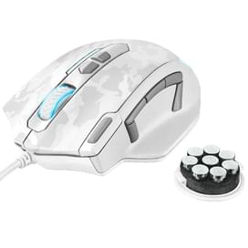 Мышка игровая проводная USB Trust GXT 155 CALDOR LED, White фото