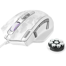 Мышка игровая проводная USB Trust GXT 155 CALDOR LED, White фото