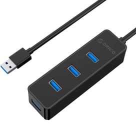 Адаптер USB Hub ORICO to 4*USB 3.0, Black (W5PH4-U3-V1-BK-BP) фото