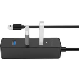 Адаптер USB Hub ORICO to 4*USB 3.0, Black (W5PH4-U3-V1-BK-BP) фото