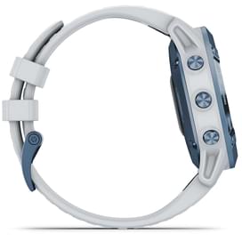 Смарт-часы Garmin Fenix 6 Pro Solar Mineral Blue with Whitestone Band фото