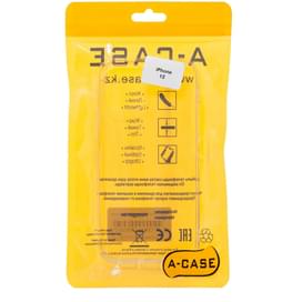 iPhone 12, Силикон, Мөлдір (A-Case/Ip12-SC/12) арналған тысқабы фото