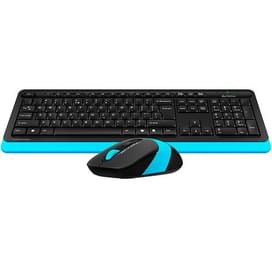 Клавиатура + Мышка беспроводные USB A4tech Fstyler FG-1010, Blue фото