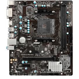 Материнская плата MSI A320M-A PRO MAX AM4 2DDR4 PCI-E 1x16 1x1 (HDMI+DVI-D) mATX фото