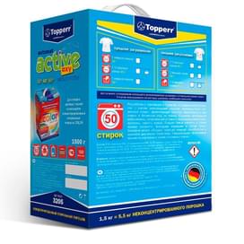 Topperr Кір жууға арналған ұнтағы, ACTIVE концентраты, 1,5 кг (Topperr 3205) фото