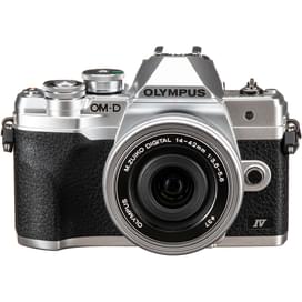 Беззеркальный фотоаппарат Olympus E-M10 Mark IV Silver с объективом 14-42 EZ Silver фото