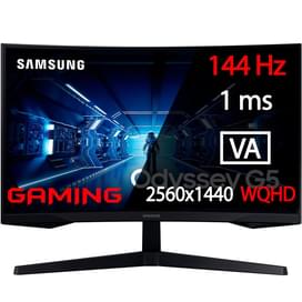 Монитор Игровой 31.5" Samsung LC32G55TQWIXCI 2560х1440 16:9 VA 144ГЦ (HDMI+DP) Curved Black фото
