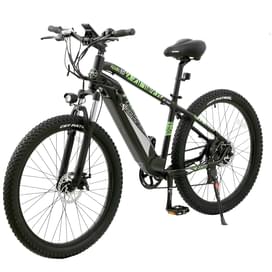Greenway 350W электрлі велосипеді, 36V/10.40AH LG, 27,5" Black/Green (27DT231) фото