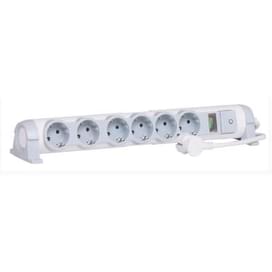 Удлинитель Legrand "Комфорт/Безопасность", 6 роз, 3м, White (694647) фото