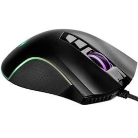 Мышка игровая проводная USB 2E MG340 RGB, Black фото