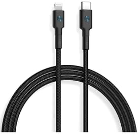 Кабель TypeC - Lightning (MFI) ZMI, Xiaomi, 0.3м, Black (AL872/30445) фото