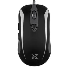 Мышка игровая проводная USB Dream Machines DM1 FPS Black Glossy фото