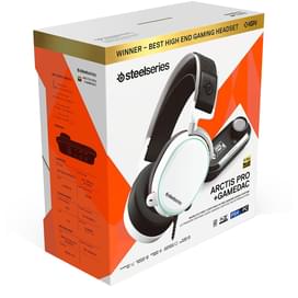 Игровая гарнитура беспроводная SteelSeries Arctis Pro + GameDAC, White (61454) фото