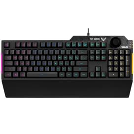 Клавиатура игровая проводная Asus TUF Gaming K1, RGB фото