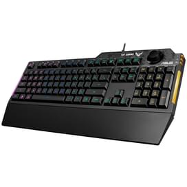 Клавиатура игровая проводная Asus TUF Gaming K1, RGB фото