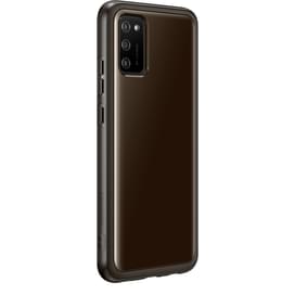 Чехол для Samsung Galaxy A02s, Soft Clear Cover, Black (EF-QA025TBEGRU) фото