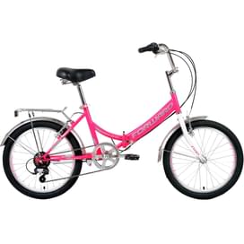 Велосипед FORWARD ARSENAL 20 2.0 (20" 6 ск. рост 14" скл.) розовый/серый фото