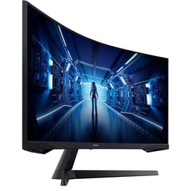Монитор Игровой 34" Samsung LC34G55TWWIXCI 3440х1440 21:9 VA 165ГЦ (2HDMI+DP) Curved Black фото