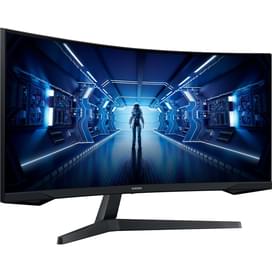 Монитор Игровой 34" Samsung LC34G55TWWIXCI 3440х1440 21:9 VA 165ГЦ (2HDMI+DP) Curved Black фото