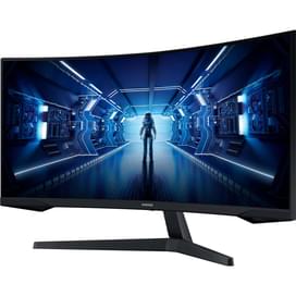 Монитор Игровой 34" Samsung LC34G55TWWIXCI 3440х1440 21:9 VA 165ГЦ (2HDMI+DP) Curved Black фото