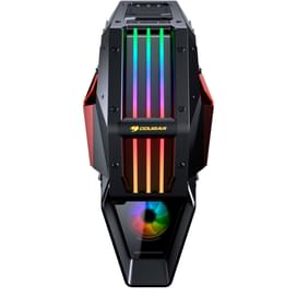 Cougar Conquer 2 ATX кейсі, window, Black/Orange Full Tower (Conquer 2) фото