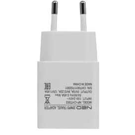 Адаптер питания Neo, 1*Type-C 20Вт, 3.5A (Quick Charger), White (NP-CHT003) фото
