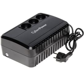CyberPower ҮҚК, 600VA/360W, AVR:165-290В, 3*Schuko, Black (BU600E) фото