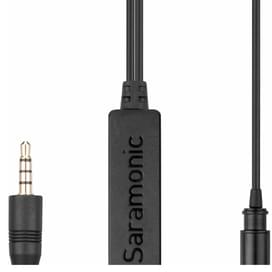 Микрофон петличный Saramonic LavMicro-S стерео с кабелем 5м, Mini-J фото