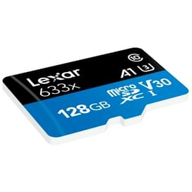 Карта памяти MicroSD 128GB Lexar High-Performance, 633x UHS-I, RW 100/45 MB/s U3 (LSDMI128BB633A) фото