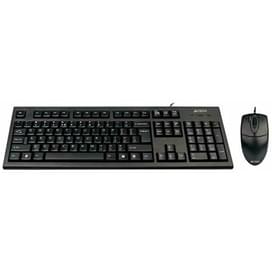 Клавиатура + Мышка проводные USB A4tech KR-8520D, Black фото