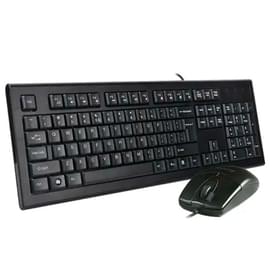 Клавиатура + Мышка проводные USB A4tech KR-8520D, Black фото