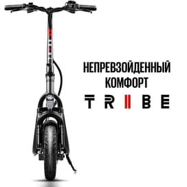 Электросамокат TRIBE DRAKKAR 25 км/ч, до 120 кг, 45 км, Черный фото