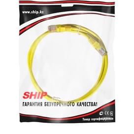 Кабель Патч Корд, SHIP, S3025YL0050-P, Cat.5e, UTP, LSZH, RJ-45, 0.5 м, Жёлтый, Пол. пакет фото