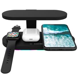 Беспроводное зарядное устр-во Canyon, 5-in-1 for Apple Watch, Black (CNS-WCS501) фото