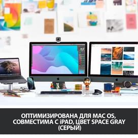 Сымсыз тінтуір USB/BT Logitech MX Master 3 Mac, Space Grey фото