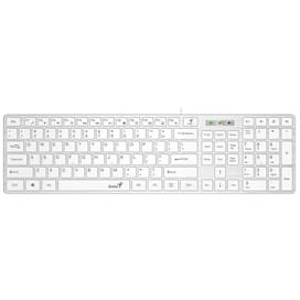Клавиатура проводная USB Genius SlimStar 126 White фото
