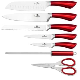 Набор ножей Infinity Line Red Metallic 8pcs Berlinger Haus BH-2043 фото