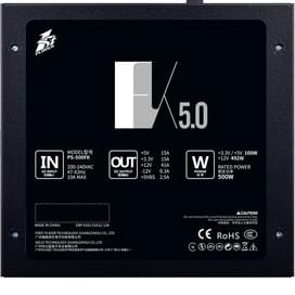 Блок питания 500W 1STPLAYER FK ATX 80 PLUS 2x6+2pin, 4+4pin (PS-500FK) фото