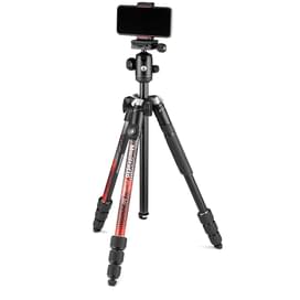 Штатив MANFROTTO Element MII MobBT 4-секционный с шаровой головой Красный (MKELMII4RMB-BH) фото