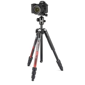 Штатив MANFROTTO Element MII MobBT 4-секционный с шаровой головой Красный (MKELMII4RMB-BH) фото