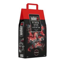 Уголь древесный Weber 3 кг фото