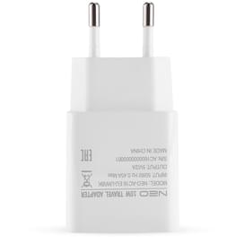 Адаптер питания Neo 1*USB, 2A, 10W, White (AC-16-EU-UW-BK) фото
