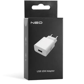 Адаптер питания Neo 1*USB, 2A, 10W, White (AC-16-EU-UW-BK) фото