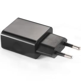 Адаптер питания Neo 2*USB, 3A, 15W, Black (AC-18-EU-2UW-WH) фото